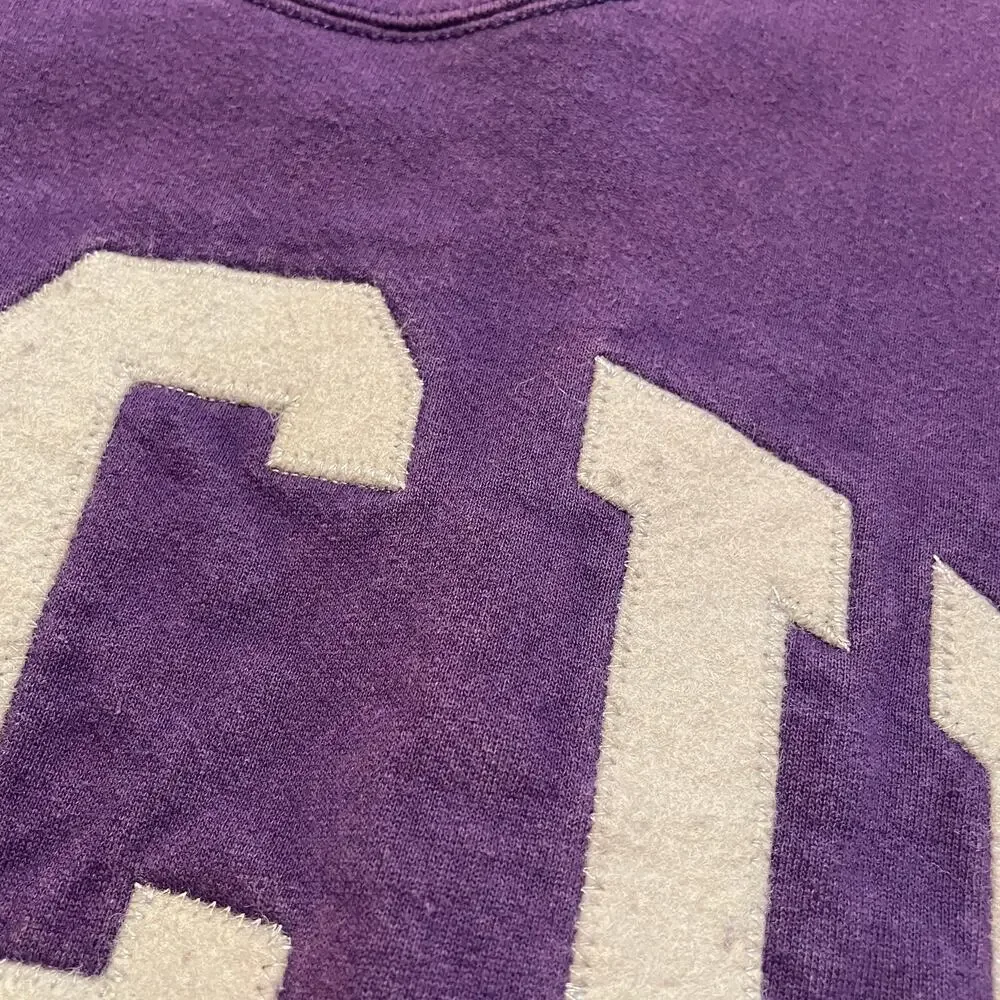 Vintage TCU Jansport Crewneck Sweatshirt XL Horned Frogs NCAA Patches University - Picture 5 of 15